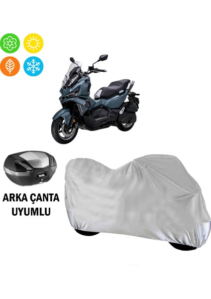 Sym Adx 125 Branda Motosiklet Brandası Arka Çanta Uyumlu