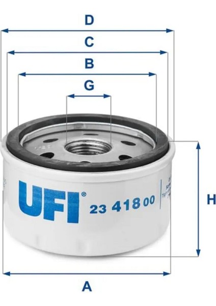 7700274177 Yağ Filtresi Clio I-Iı-Iıı R9 R19 Kangoo 97> Megabe I-Iı Modus 05> Duster 10> Logan 04>