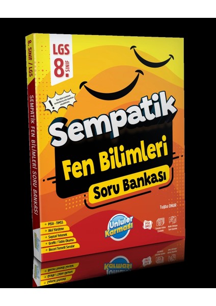 8. Sınıf Sempatik Matematik Soru Bankası - Fen Bilimleri Soru Bankası - Türkçe Soru Bankası 6'lı Set