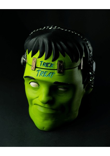 Turansoy Craft Frankenstein Halloween Sekerlik Zincir Askılı Frankenstein Cadılar Bayramı Sekerlik Zincir Askılı