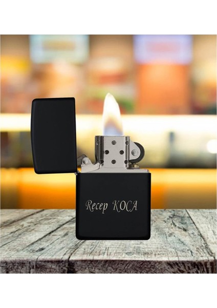 Kişiye Özel Kutu Benzinli Zippo Çakmak