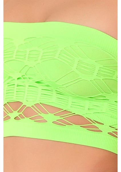 Yeşil Emay 4050 Double Örgü Straplez Korse modelleri