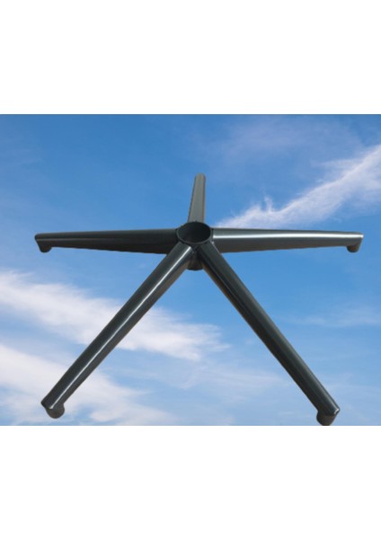 Konik Siyah Metal Ayak