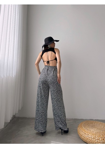 Kadın Yüksek Bel Dökümlü Rahat Kesim Pantolon modelleri