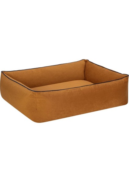 Golf Kedi ve Köpek Yatağı Hardal W Parliament Mavi Biye S 75 x 60 cm