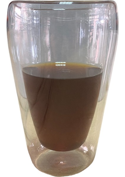 Yeni Stil Çift Cidarlı Uzun 400 ml Nescafe,Latte,Kahve, Meşrubat Bardak 6 Adet-2258 modelleri