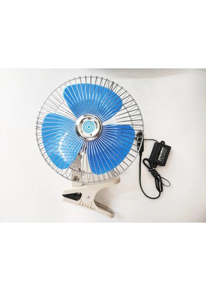 Oto Vantilatör 12 Volt 8 Inç Mandallı Çakmaklık Girişli 6400304