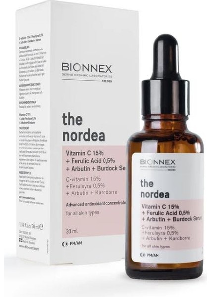 The Nordea Vıtamın C 15% + Ferulıc Acıd 0,5% + Burdock Serum