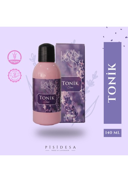 Tonik - Lavanta Özü ile Hazırlanmış Cilt Yenileyici Onarıcı Lavanta Toniği