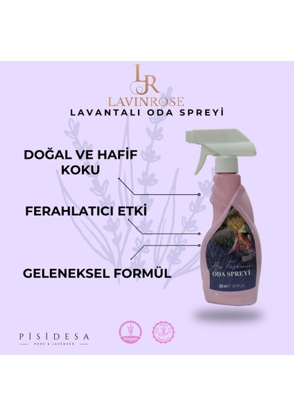 Oda Spreyi - Doğal Özlerle Zenginleştirilmiş Çok Amaçlı Lavanta Oda Kokusu fiyatları