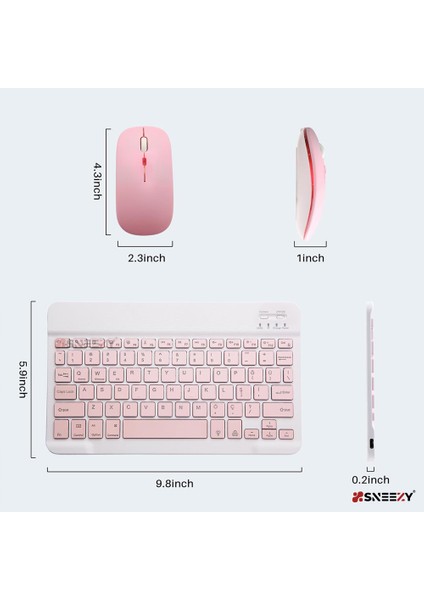 Honor Pad 9 Rgb Işıklı Bluetooth & Wireless Türkçe Klavye Mouse Seti