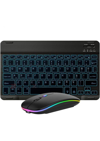 Honor Pad 9 Rgb Işıklı Bluetooth & Wireless Türkçe Klavye Mouse Seti