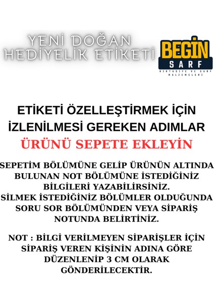 Begin Sarf 3 cm 4 cm 5cm 6 cm Yeni Doğan Bebek Hediyelik Etiketi Isim Tarih Yazılabilir Yuvarlak Etiket 001