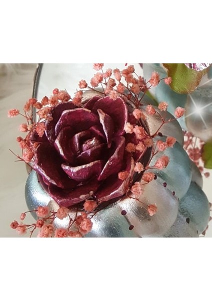 5,7cm Sukulent Çiçek Silikon Kalıp K-1313, Kokulu Taş Sabun Alçı Mum Kalıbı fırsatları