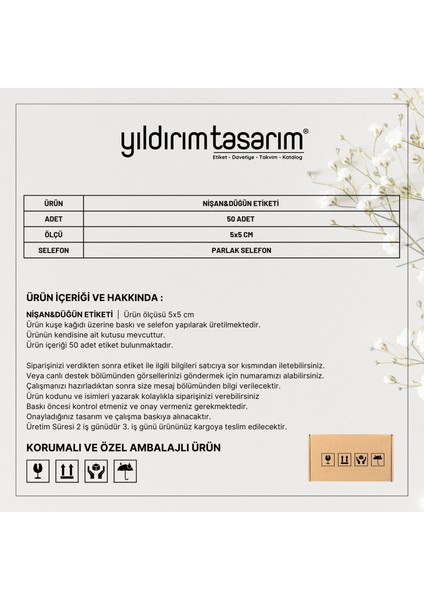 Nişan/düğün Etiketi modelleri