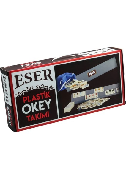 Plastik Okey Özel Taşıma Kutulu