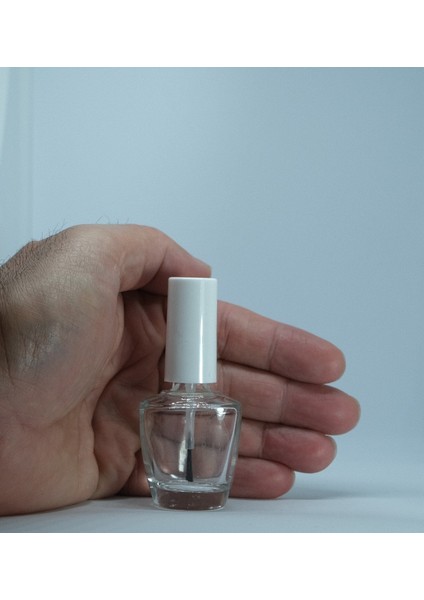 Boş Oje Şişesi 14 ml (3 Adet) Konik Boş Şişe