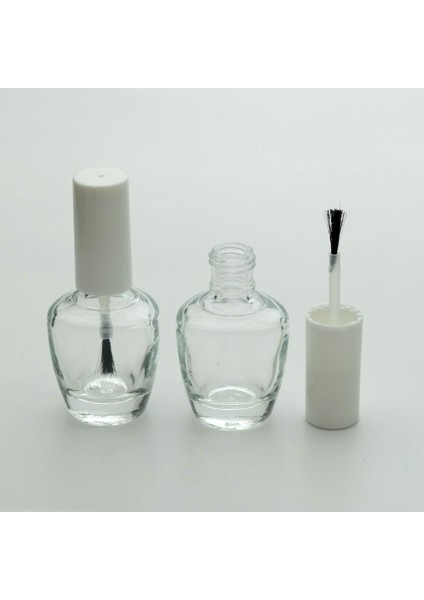 Boş Oje Şişesi 14 ml (3 Adet) Konik Boş Şişe