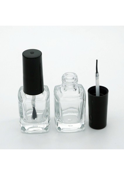 Boş Oje Şişesi 12 ml (3 Adet) Konik Boş Şişe