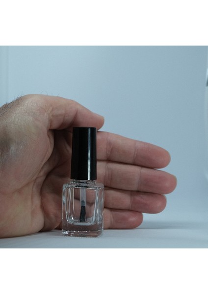 Boş Oje Şişesi 12 ml (3 Adet) Konik Boş Şişe