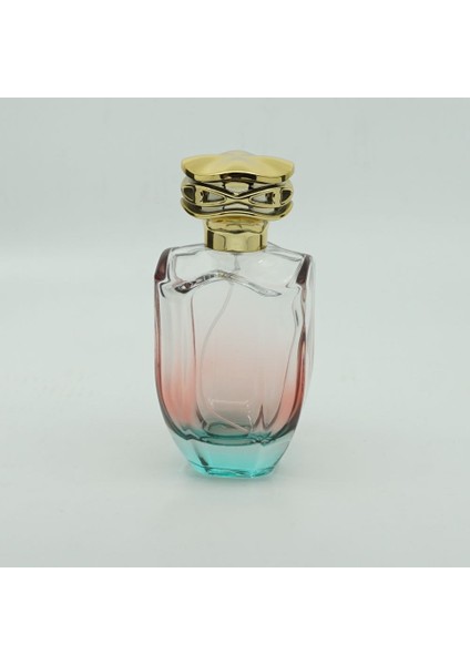 Parfüm Şişesi 100 ml 3 Adet Çift Renkli Oval Model
