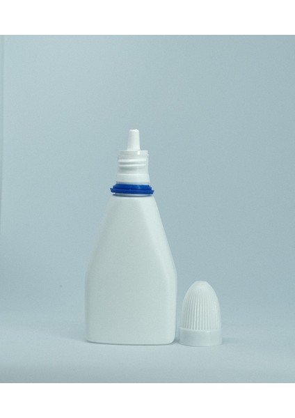 Boş Göz ve Burun Damlalık 30 ml (5 Adet) Beyaz Boş Plastik