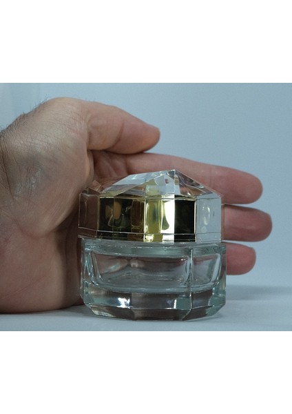 Krem Kutusu 50 ml (2 Adet) Şeffaf Özel Kapaklı Kavanoz