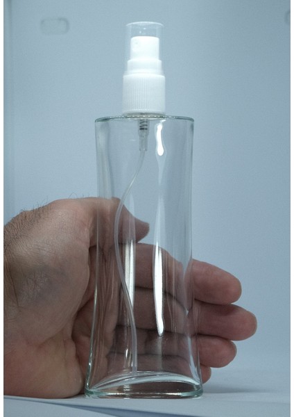 Boş Parfüm Şişesi 100 ml (3 Adet) Şeffaf Kapaklı Eyfel Boş Şişe