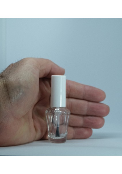 Boş Oje Şişesi 10 ml (5 Adet) Konik Uzun Boş Şişe