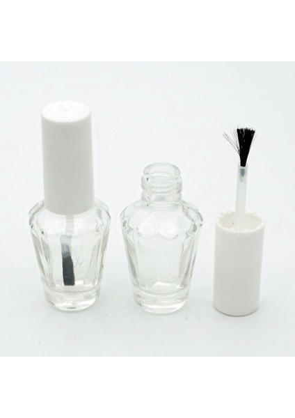 Boş Oje Şişesi 10 ml (5 Adet) Konik Uzun Boş Şişe