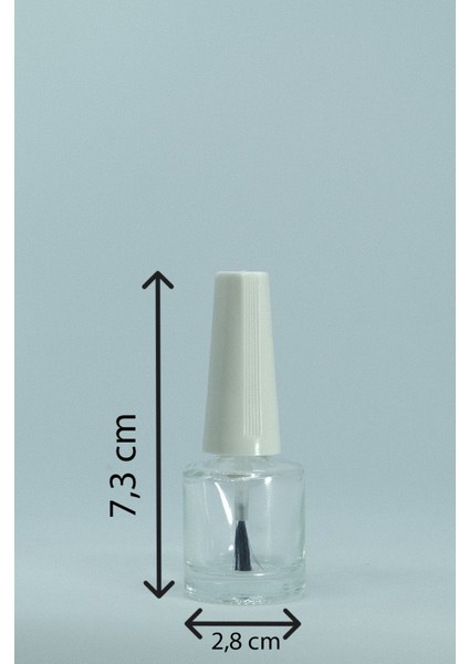 Boş Oje Şişesi 7 ml (3 Adet) Boş Şişe