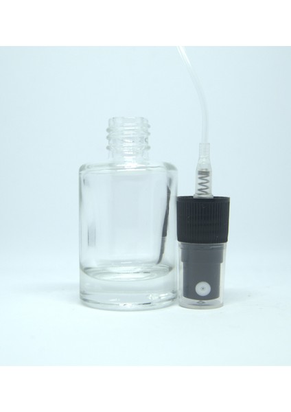 Boş Parfüm ve Kolonya Şişesi 12 ml (10 Adet) Boş Platik Siyah Sprey
