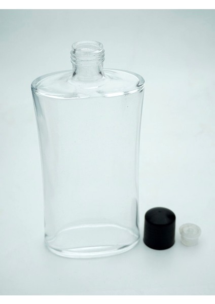Kolonya Şişesi 250 ml 3 Adet Şeffaf Boş Oval Şişe