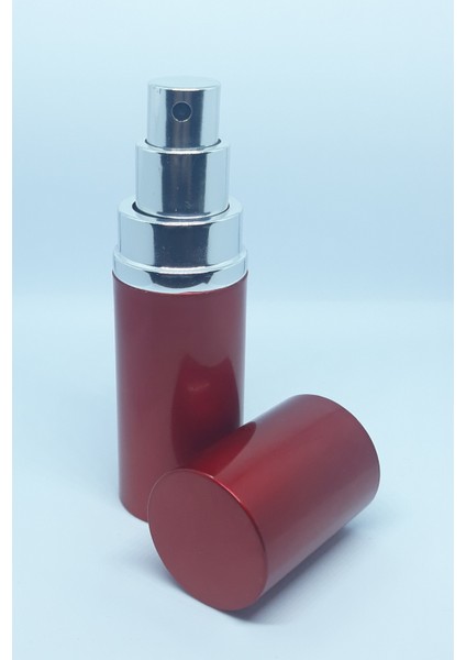 Parfüm Şişesi 20 ml (10 Adet) Alüminyum Kırmızı Boş Şişe