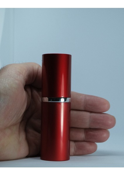 Parfüm Şişesi 20 ml (10 Adet) Alüminyum Kırmızı Boş Şişe