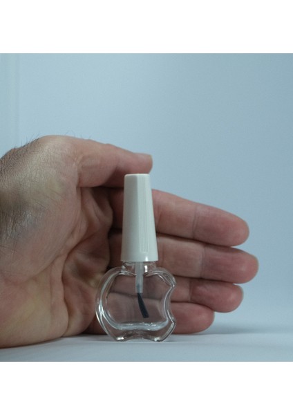 Boş Oje Şişesi 8 ml ( 3 Adet) Boş Elma Şişe