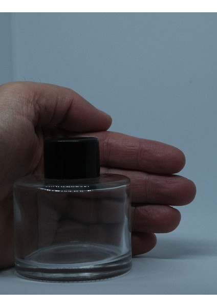 Boş Silindir Bambu 100 ml ( 4 Adet ) Şeffaf Oda Şişesi