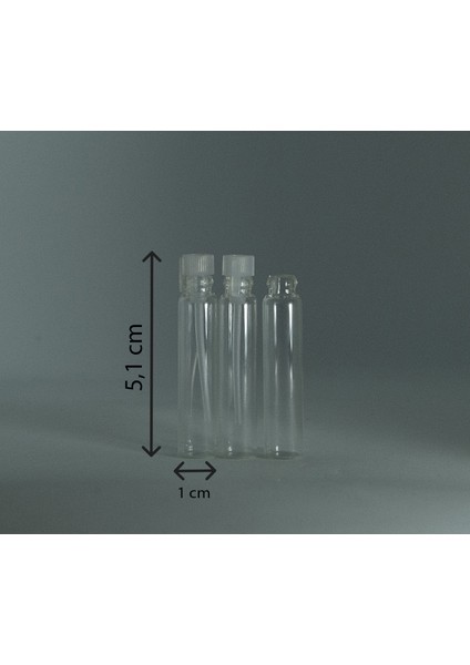 Parfüm Şişesi 2 ml (100 Adet) Çubuklu Modeli