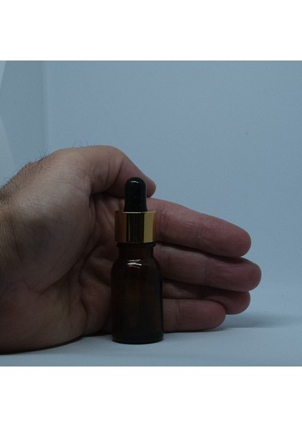 Damlalıklı 10 ml 3 Adet Amber Şişe