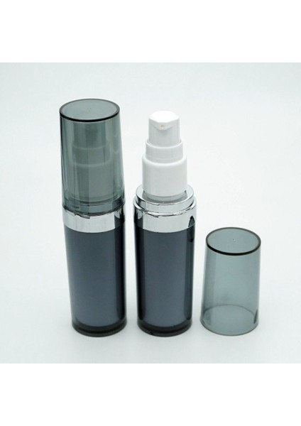 Losyon ve Krem Şişesi 30 ml 2 Adet Gri Akrilik Şişe