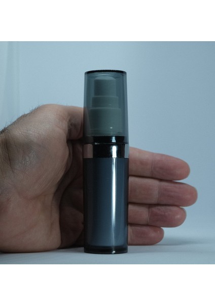 Losyon ve Krem Şişesi 30 ml 2 Adet Gri Akrilik Şişe