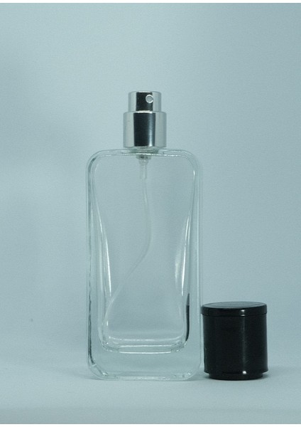 Parfüm ve Kolonya Şişesi 50 ml 2 Adet IPHONE Beyaz Kapak Cam Şişe