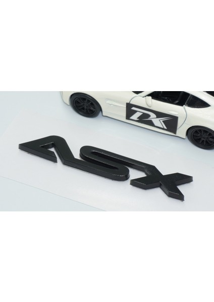 Asx Bagaj Siyah Abs 3m 3D Yazı Logo Mitsubishi Ile Uyumlu modelleri