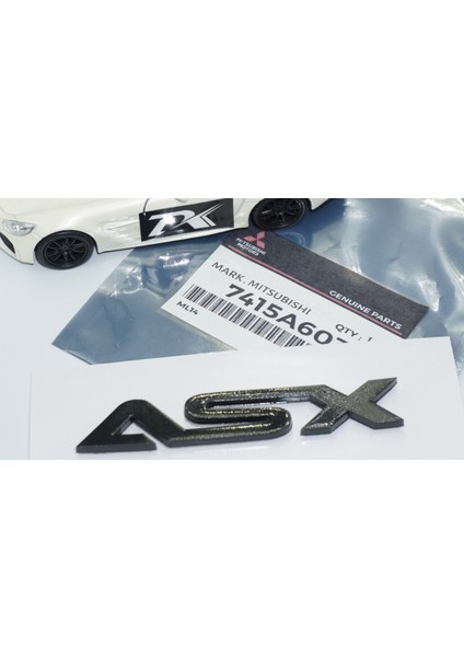 Asx Bagaj Siyah Abs 3m 3D Yazı Logo Mitsubishi Ile Uyumlu fırsatları