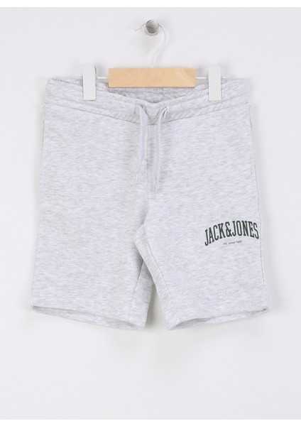 Bağlamalı Bel Normal Beyaz Erkek Şort Jpstjosh Sweat Shorts Amt Jnr