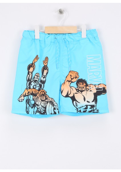 Mavi Erkek Şort Mayo Nkmmakavel Marvel Swımshorts Mar