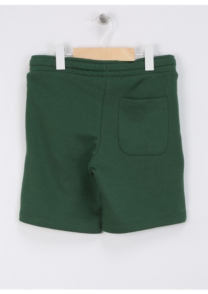 Bağlamalı Bel Normal Koyu Yeşil Erkek Şort Jpstjosh Sweat Shorts Amt Jnr