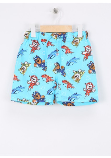 Mavi Erkek Şort Mayo Nmmmotı Pawpatrol Long Swımshorts C