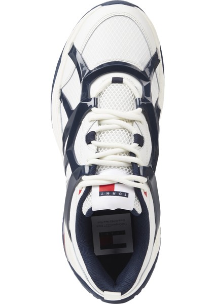 Beyaz - Lacivert Erkek Sneaker Tjm Outdoor Runner