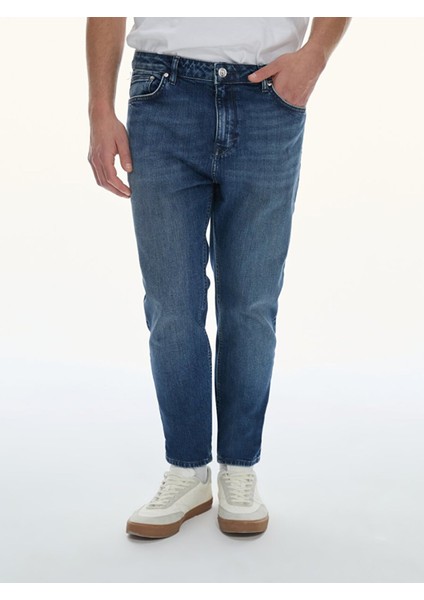 Alessıo Normal Bel Dar Paça Tapered Jean Pantolon